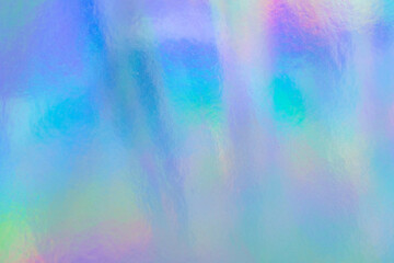 Holographic rainbow foil iridescent texture abstract hologram background