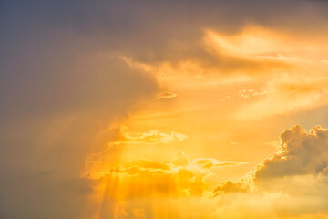 Golden sunset, sunlight backgrounds outdoors.