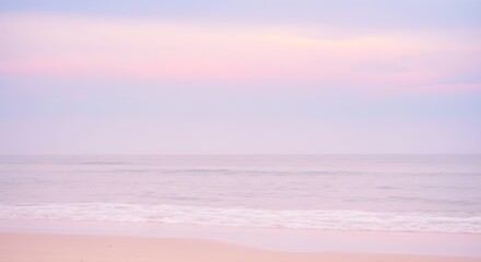 Obraz premium Pastel beach scene