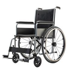Fototapeta premium Wheelchair for disabled person isolated on transparent background