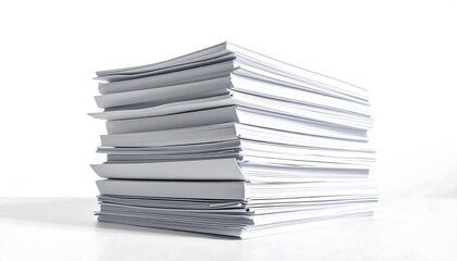 Towering stack of paper, representing workload and bureaucratic overload