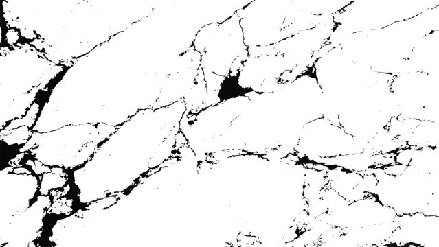 Grungy distress texture overlay, abstract cracked concrete surface pattern isolated on transparent background, Vector, illustration.