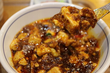 Sichuan cuisine (Chinese cuisine): mapo tofu