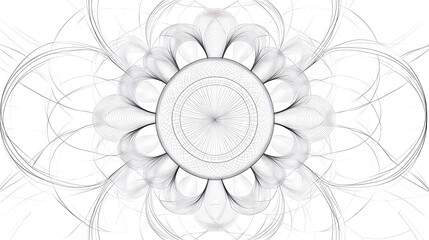 Elegant geometric design with intricate details, perfect for modern branding and art projects