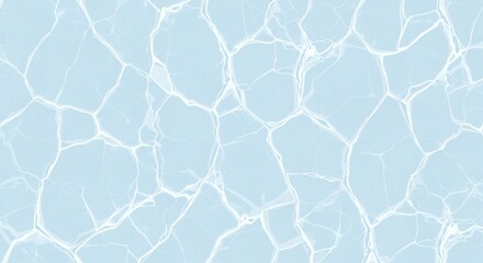 Obraz premium Abstract background of light blue water surface with light reflections, top view