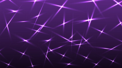 Abstract pattern with lighting effect on purple background.