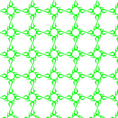 seamless pattern with green leaves