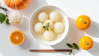 A Festive Feast Delicious Tangyuan Delights for the Dongzhi Festival Celebration