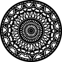 Elegant Floral Mandala