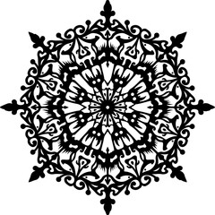 Elegant Floral Mandala