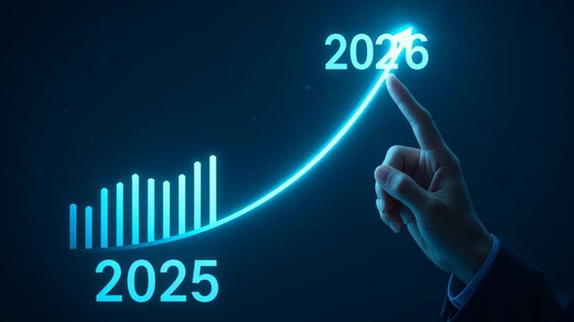 Exciting Growth in Business Sales for 2026 Hand in Hand with Progress and Graphs Showcasing Yearly Success Ahead