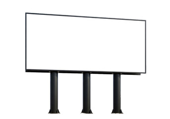 Empty blank outdoor advertisement billboard display for copy