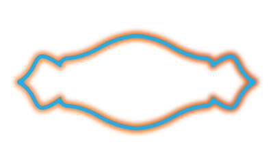 Simple Elegant Border Frame PNG – Minimal Label Shape for Tags and Packaging