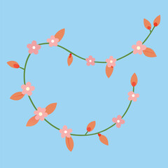 flowers and butterflies