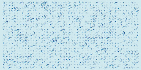 Geometric seamless pattern. Design for fabric, cloth, eps, blue color theme