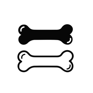 dog bone vector illustration