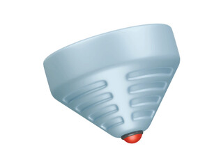 smoke detector icon 3d illustration render