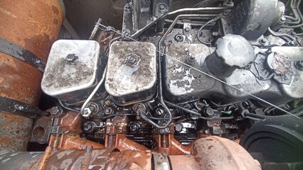 car engine detail