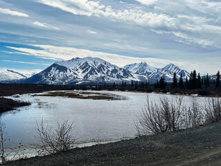 lake on the Denali Highway in Alaska