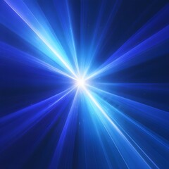 blue light burst abstract background
