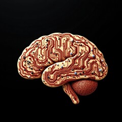 Digital Brain with Circuit Patterns and Neural Nodes