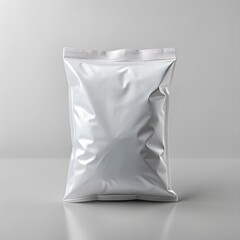 Sealed Snack Pouch Mockup on Neutral Background