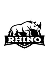 Rhino Mascot or Logo Design