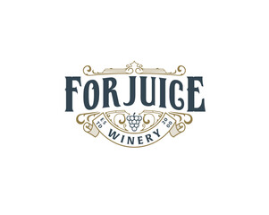 forjuice winery label logo