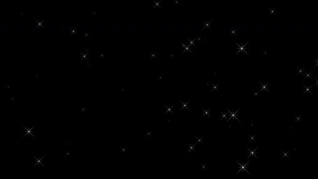 Festive glitter sparkle background with soft star flares on a dark scene, bringing a magical Christmas atmosphere ideal for holiday cards, seasonal banners, luxury celebrations, and winter-themed desi