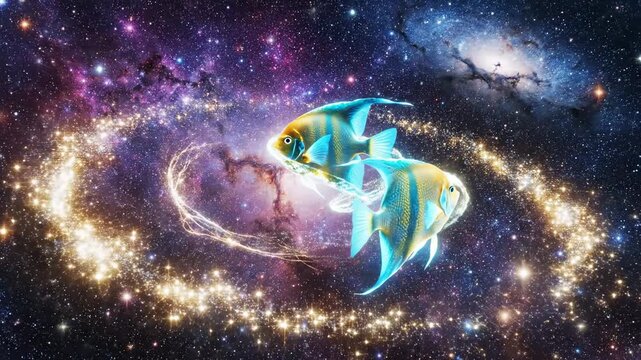 Blue planet Earth with bright stars in the dark cosmos of the galaxy universe sky space