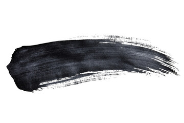 Dark textured brush stroke on a black background