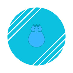 Icon representing a water pump or a water droplet source