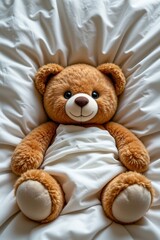 Cozy Plush Teddy Bear Resting