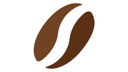 Fototapeta premium coffee bean PNG, coffee icon PNG, coffee symbol PNG, brown coffee bean PNG