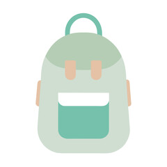 Scandinavian baby school bag simple shapes beige (1).