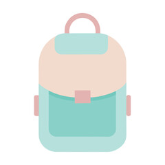 Ultra minimal round baby school bag muted tones (1).