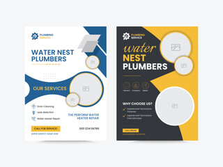 Professional Cleaning Service, Vector and editable flyer design