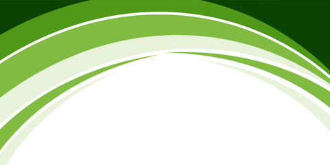 Abstract green wave background, Vector green line background curve element with white space for text and message design, overlapping layers.