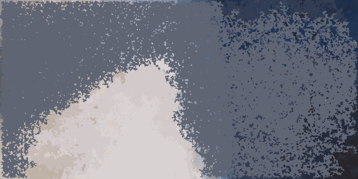 Abstract textured background with a gradient of muted blue and light cream colors with a speckled effect