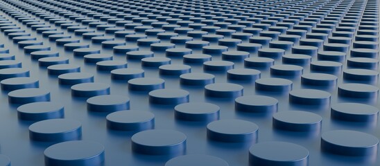 Obraz premium Closeup pastel plastic baseplate texture. 3D rendering.