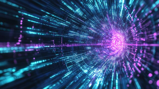 Data transferring through a futuristic digital tunnel network