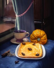 Cottage cheese and pumpkin casserole