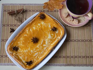 Cottage cheese and pumpkin casserole