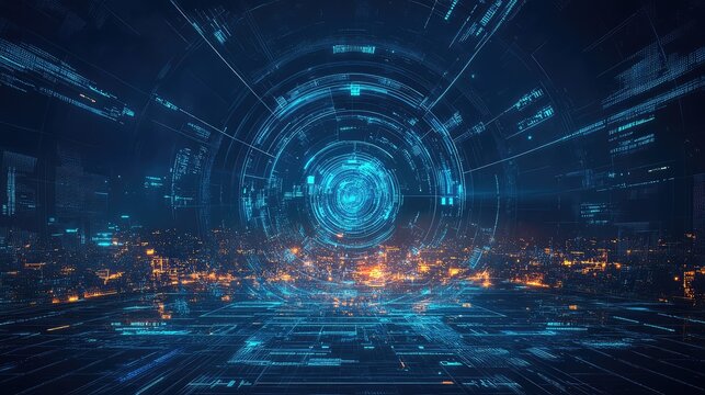 Global data network processing information in smart city