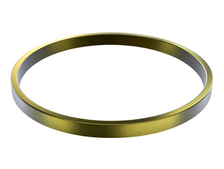 Gold bangle bracelet, simple round jewelry with smooth polished surface, elegant and minimalistic accessory for women, fashion statement, isolated on transparency background