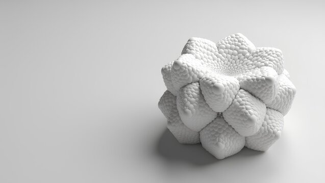 a detailed 3D printing prototype with visible FDM texture