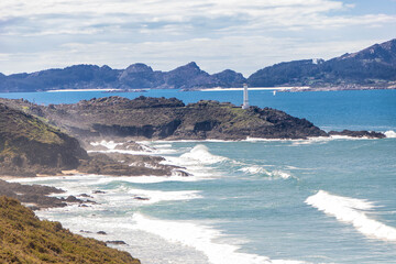 the path to Cabo Home Lighthouse in Cangas