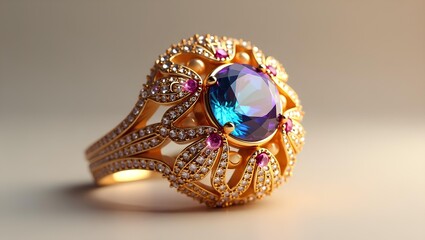 Luxury Diamond Jewelry Concept