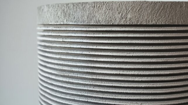 Activated carbon filter with evenly spaced ribs creating parallel channels for efficient filtration,