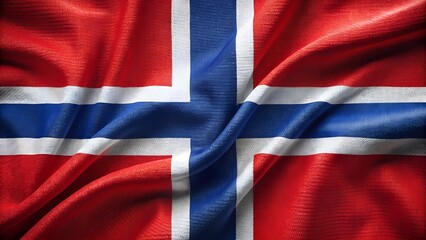 flag of norway, Flag of Norway, Fabric realistic flag, Norway Independent Day flag